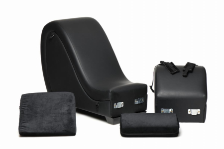 Секс-крісло з подушками Master Series Kinky Sex Lounge with Cushions - Black - фото №7