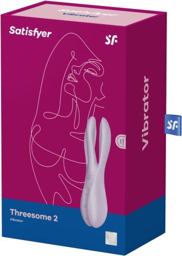 Кліторальний вібратор Satisfyer Threesome 2 Violet - фото №7