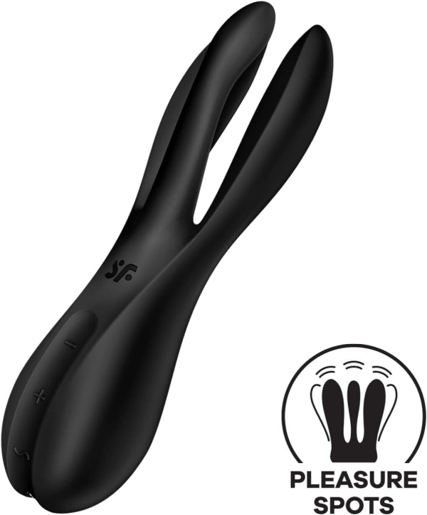 Кліторальний вібратор Satisfyer Threesome 2 Black - фото