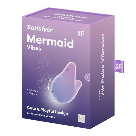 Вакуумний кліторальний стимулятор Satisfyer Mermaid Vibes Violet/Pink - фото №5