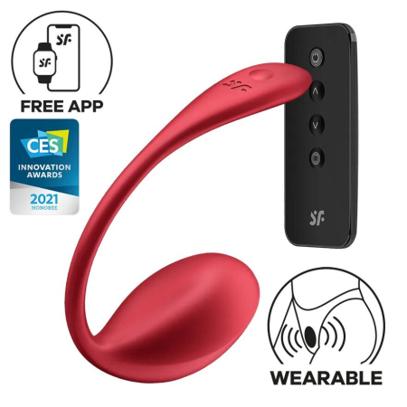 Віброяйце Satisfyer Shiny Petal Connect App - фото
