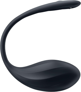 Віброяйце Satisfyer Ribbed Petal Connect App Black - - фото №3