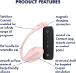Віброяйце Satisfyer Ribbed Petal Connect App Rose Віброяйце Satisfyer Ribbed Petal Connect App Rose - фото №6