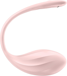 Віброяйце Satisfyer Ribbed Petal Connect App Rose - - фото №3