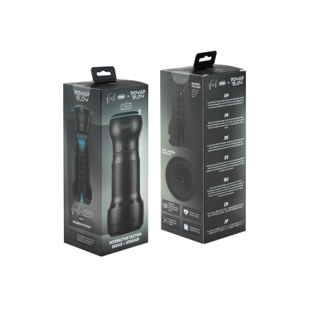 Мастурбатор Kiiroo Feel Pocket зі всмоктувальною інтерактивною насадкою PowerBlow Combo Set - фото №5