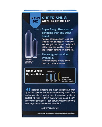 Презервативи MyONE Super Snug 10 шт, картонна коробка - фото №4