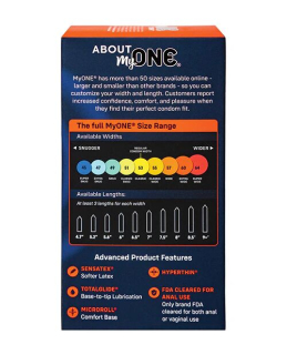 Презервативи MyONE Extra Wide & Long 10 шт, картонна коробка - - фото №2