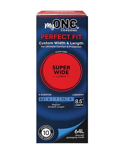 Презервативи MyONE Super Wide & Long 10 шт, картонна коробка - фото