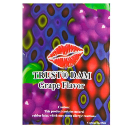 Латексна серветка Latex Dental Dams Grape 1 шт - - фото №2