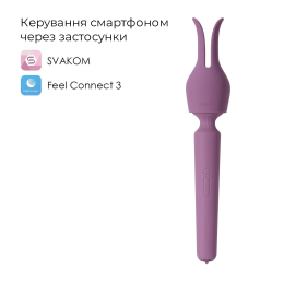 Інтерактивний вібромасажер з підігрівом Svakom Emma Neo 2, потужний, насадка-вушка, 5+1 режим - - фото №2