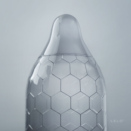 Презервативи LELO HEX Condoms Original 12 Pack, тонкі та суперміцні - фото №2