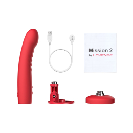 Дилдо з вібрацією Lovense Mission 2 Vibrating suction cup dildo - - фото №4