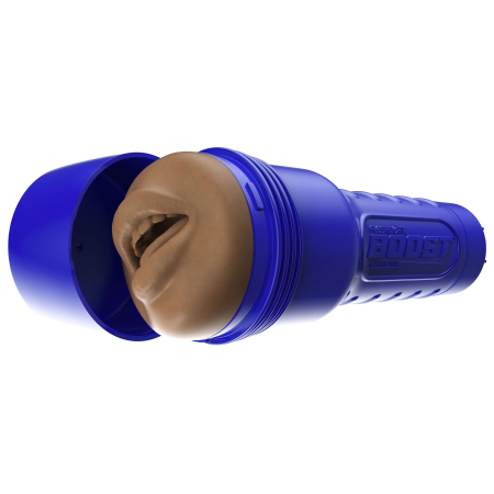 Мастурбатор-ротик Fleshlight Boost Blow Medium Dark Flesh, плаваючі кільця Turbo Tech - фото №7