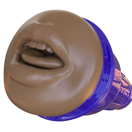 Мастурбатор-ротик Fleshlight Boost Blow Medium Dark Flesh, плаваючі кільця Turbo Tech - фото №3