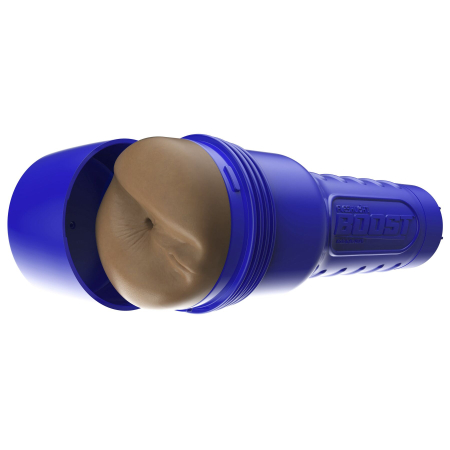 Мастурбатор-попка Fleshlight Boost Blast Female Medium Dark Flesh, плаваючі кільця Turbo Tech - фото №7