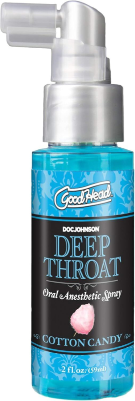 Спрей для мінету Doc Johnson GoodHead DeepThroat Spray - Cotton Candy 59 мл для глибокого мінету 