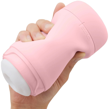 Мастурбатор TENGA PUFFY Strawberry Pink, ультрам’який матеріал, багаторазовий, наскрізний - фото №6