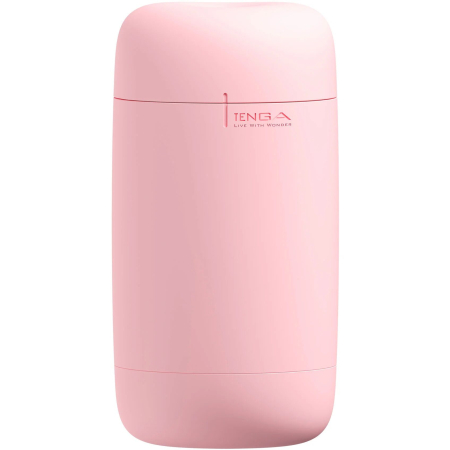 Мастурбатор TENGA PUFFY Strawberry Pink, ультрам’який матеріал, багаторазовий, наскрізний - фото