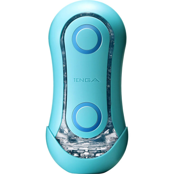 Мастурбатор Tenga Flip Orb — Ocean Blue, з можливістю зміни тиску та стимулювальними кульками всередині - фото