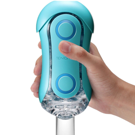 Мастурбатор Tenga Flip Orb — Ocean Blue, з можливістю зміни тиску та стимулювальними кульками всередині - фото №7
