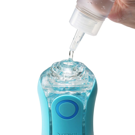 Мастурбатор Tenga Flip Orb — Ocean Blue, з можливістю зміни тиску та стимулювальними кульками всередині - фото №6