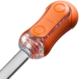 Мастурбатор Tenga Flip Orb — Sunset Orange, з можливістю зміни тиску та стимулювальними кульками всередині - - фото №10