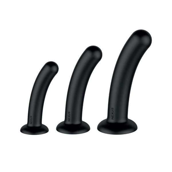 Набір дилдо Nexus Dilating Set (17см, 15см, 12,5см) - фото