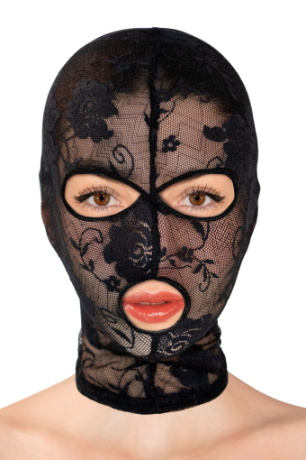 Капюшон для БДСМ Fetish Tentation Patterned fishnet hood - фото