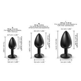 Анальна пробка Dorcel ONIX PLUG L - - фото №4
