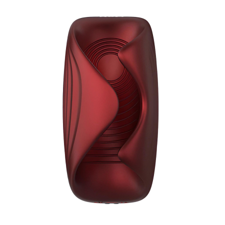 Мастурбатор з вібрацією Manwan SUB.ONE Velvet Red - фото №7