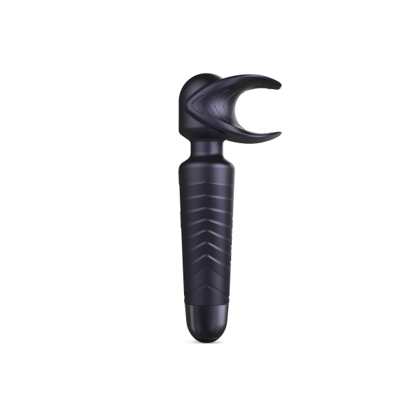 Мастурбатор-вібромасажер Manwan MAN.WAND EVO Black Plum, чудово для пар, вібромінет - фото