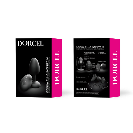 Анальна вібропробка Dorcel GEISHA PLUG INFINITE M №6