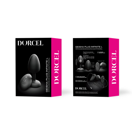 Анальна вібропробка Dorcel GEISHA PLUG INFINITE L №6