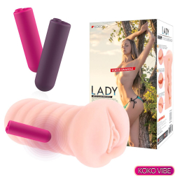 Мастурбатор-вагіна Kokos Lady Vibe - - фото №3