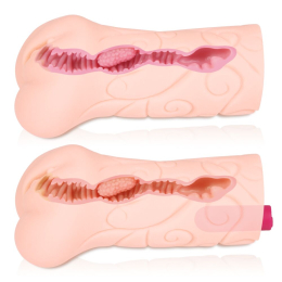 Мастурбатор-вагіна двошаровий Kokos Tattoo Vibe - - фото №2