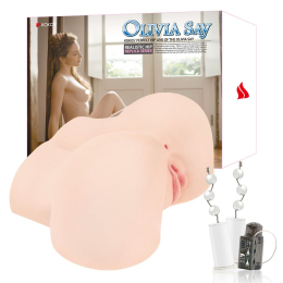 Мастурбатор Kokos OLIVIA SAY два входи: вагіна і попка - - фото №3