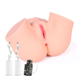 Мастурбатор Kokos ONAHOLE 01 Vagina 2WayPlus з функцією масажу та вібрацією - фото