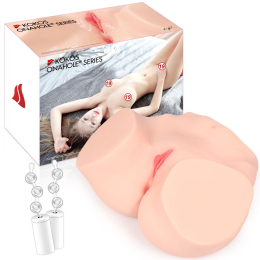 Мастурбатор Kokos 002 Hanna ONAHOLE Real Vagina 2WayPlus з функцією масажу та вібрацією - - фото №8