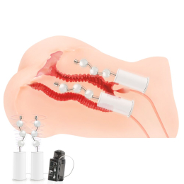 Мастурбатор Kokos 002 Hanna ONAHOLE Real Vagina 2WayPlus з функцією масажу та вібрацією - - фото №6