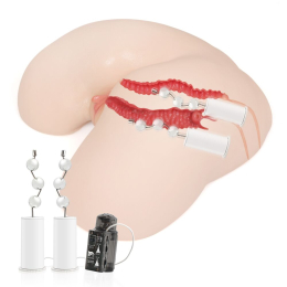 Мастурбатор Kokos 003 Maria ONAHOLE Real Hips 2WayPlus з функцією масажу та вібрацією - - фото №3