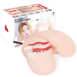 Мастурбатор Kokos 003 Maria ONAHOLE Real Hips 2WayPlus з функцією масажу та вібрацією - - фото №5