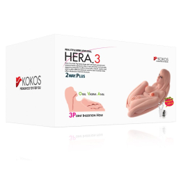 Мастурбатор Kokos Hera 3 2WayPlus з функцією масажу та вібрацією - - фото №9