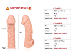 Насадка на член Kokos Cock Sleeve CS 002 M - - фото №5