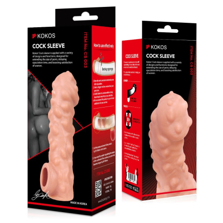 Насадка на член Kokos Cock Sleeve CS 003 L - фото №3