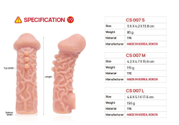 Насадка на член Kokos Cock Sleeve CS 007 L - - фото №7