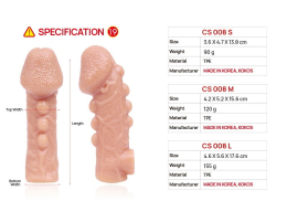 Насадка на член Kokos Cock Sleeve CS 008 L - - фото №7