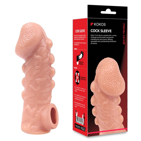 Насадка на член Kokos Cock Sleeve CS 008 L - фото №3