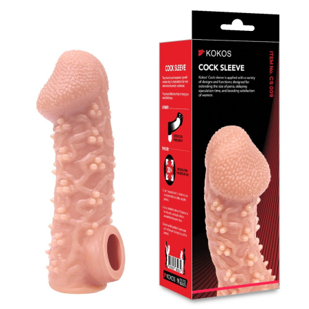 Насадка на член Kokos Cock Sleeve CS 009 L - фото №2