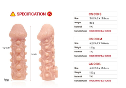 Насадка на член Kokos Cock Sleeve CS 010 L - - фото №7