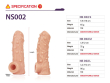 Насадка на член Kokos Nude Sleeve NS 002 L Насадка на член Kokos Nude Sleeve NS 002 L - фото №4
